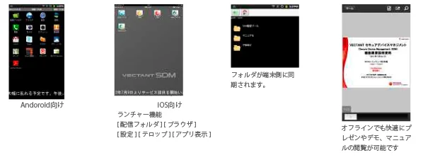 VECTANT SDM 画面イメージ