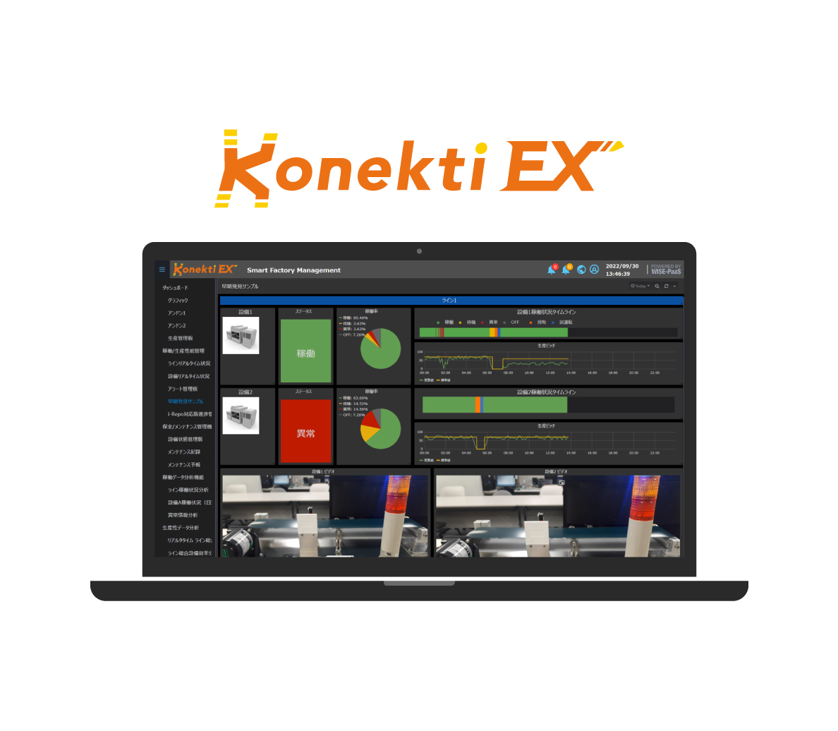 人気データ分析ソフトKonekti EXの画面例