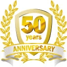 日本ラッド創業50周年記念シンボルマーク